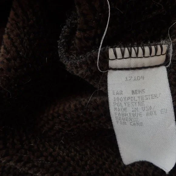 Woolrich Sweater Mens Size Large Black Fleece‎ Casual Outdoorwear Polartec USA